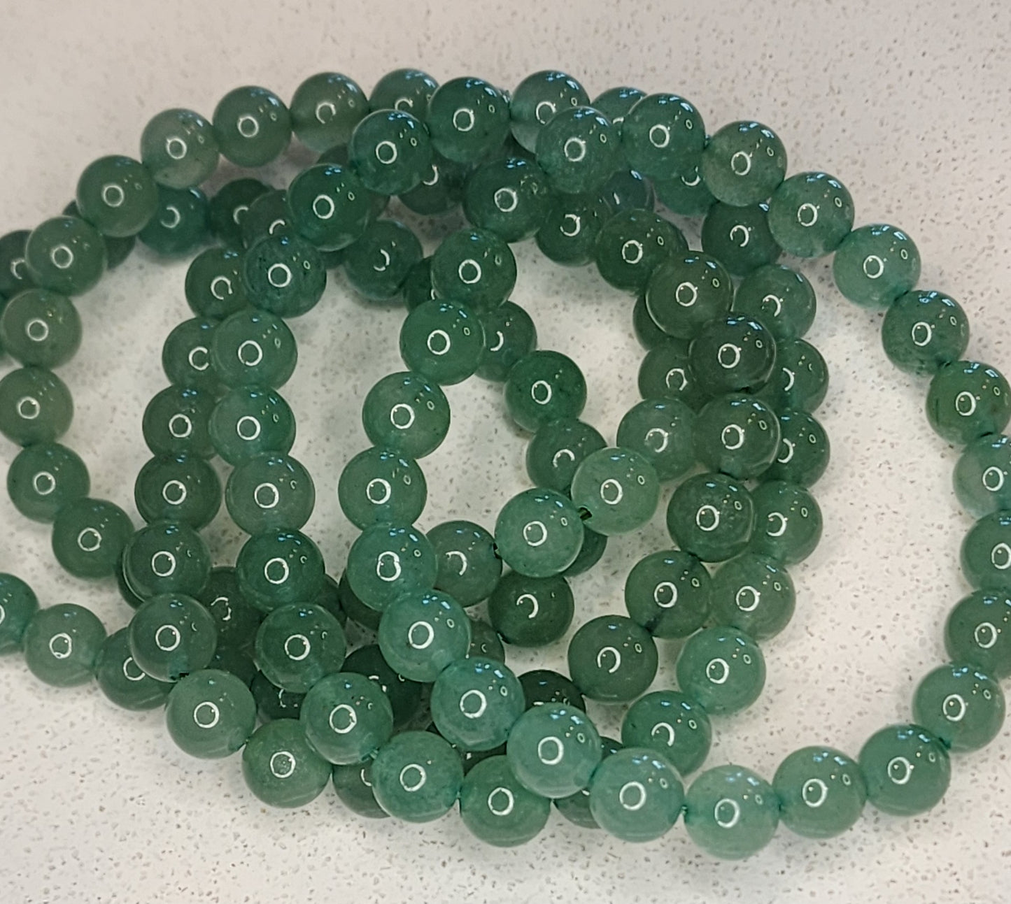 Green Aventurine Bracelet- Healing, Abundance, Growth, Mental Clarity, Luck, Prosperity