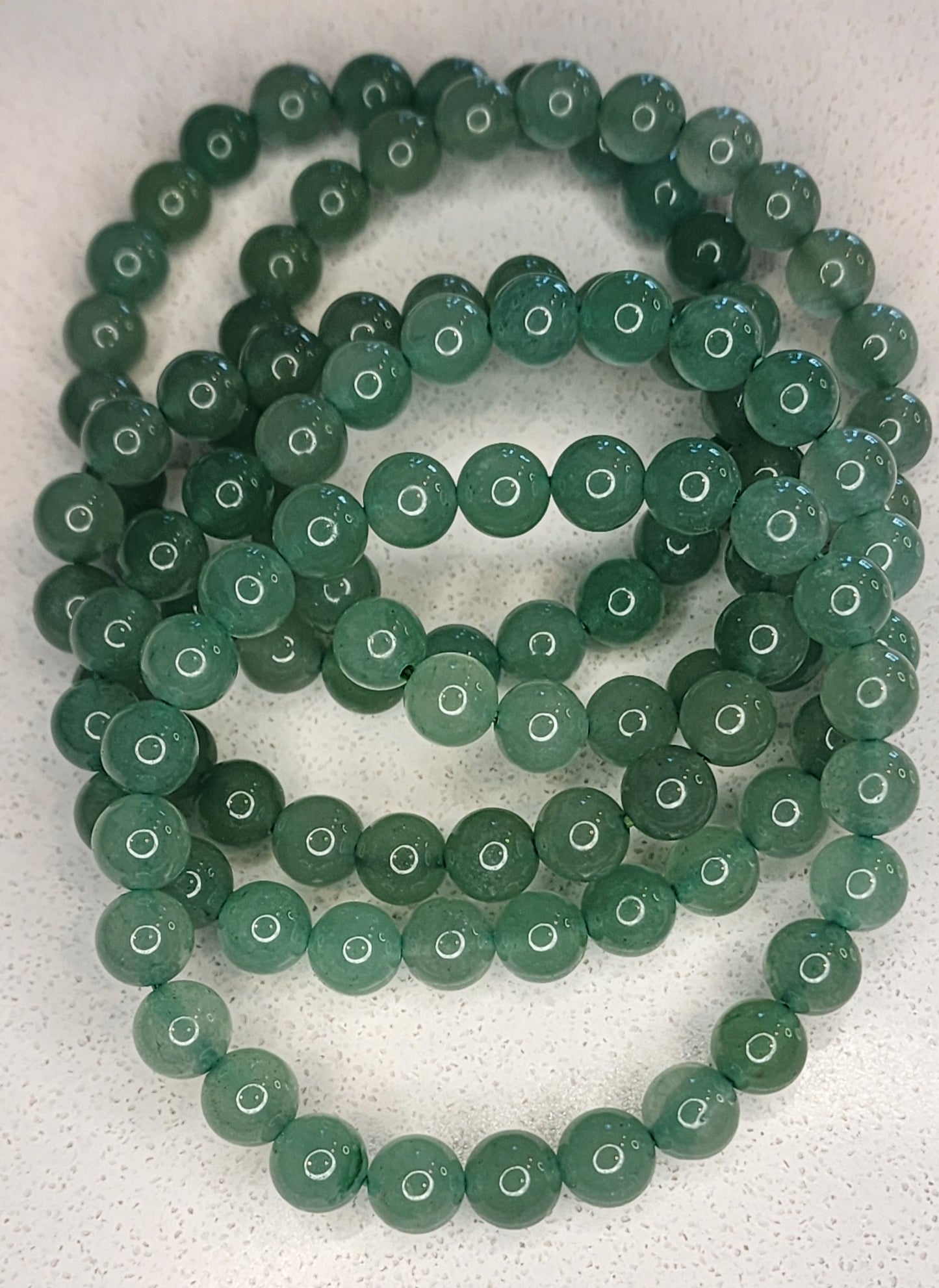 Green Aventurine Bracelet- Healing, Abundance, Growth, Mental Clarity, Luck, Prosperity