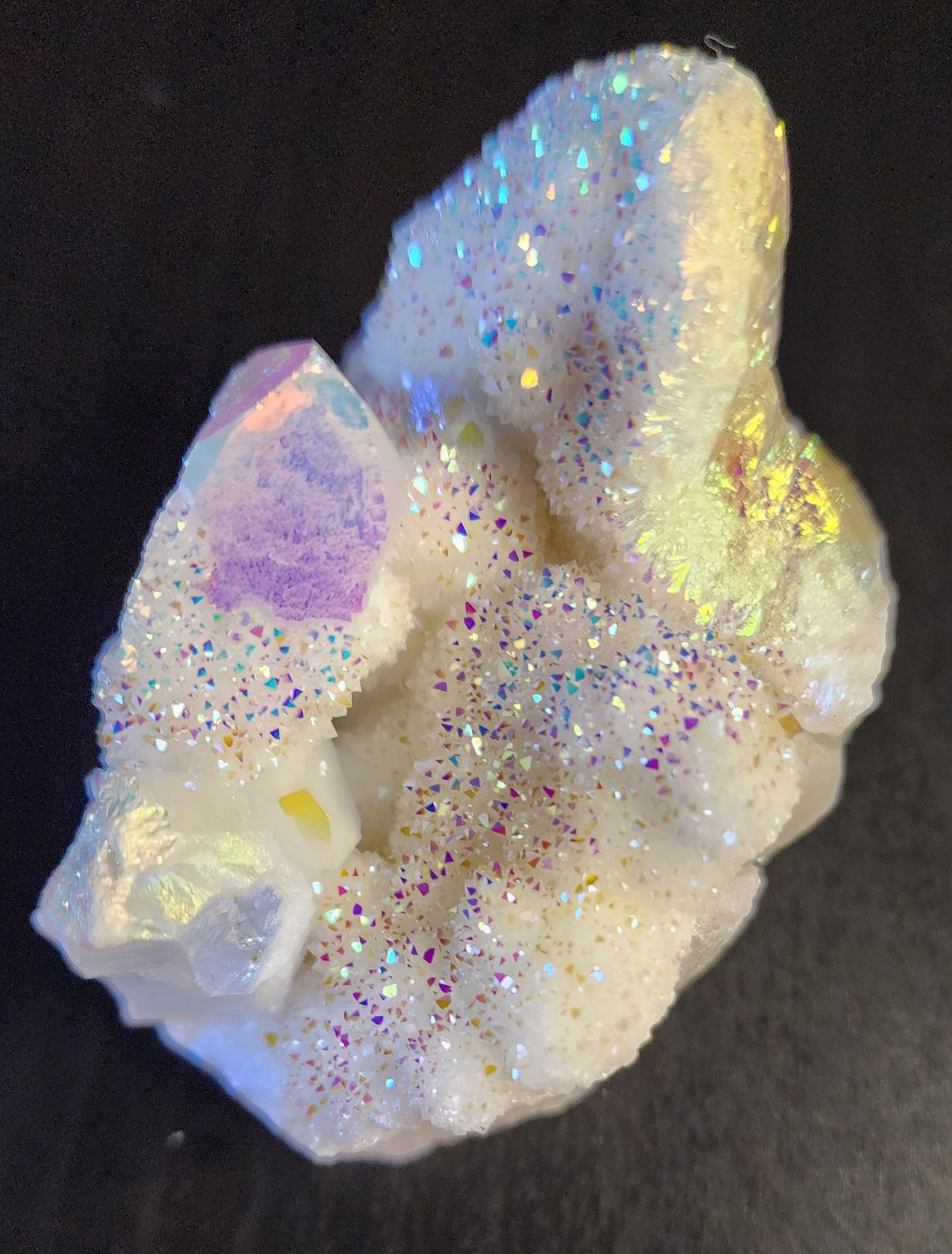 Angel Aura Quartz Cluster - Serenity, Spiritual Connection, Inner Peace