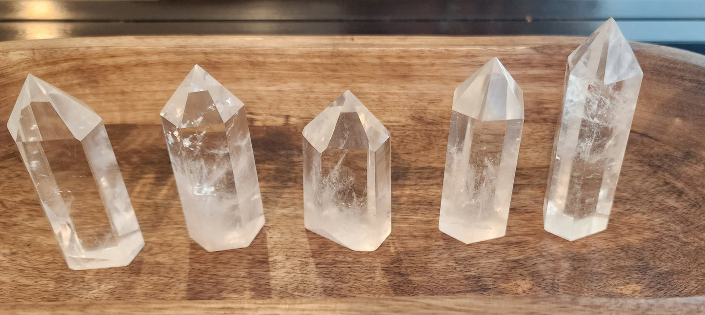 Clear Quartz Tower Point - Clarity, Healing, Energy Amplification, Balance