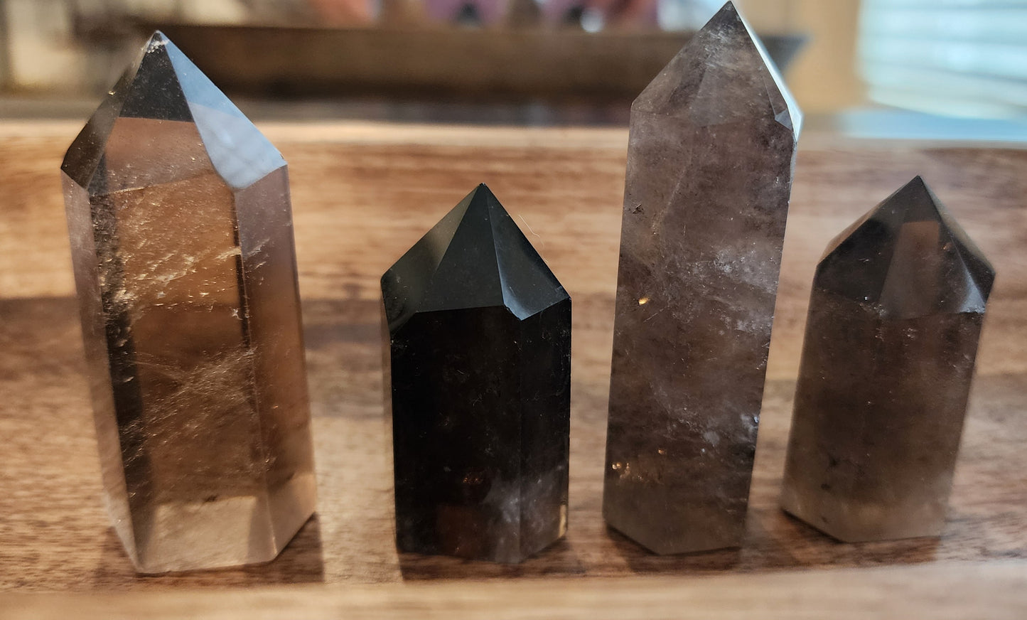 Smoky Quartz Tower Point - Grounding, Stress Relief, Protection, Positivity, Serenity, Lifts Depression