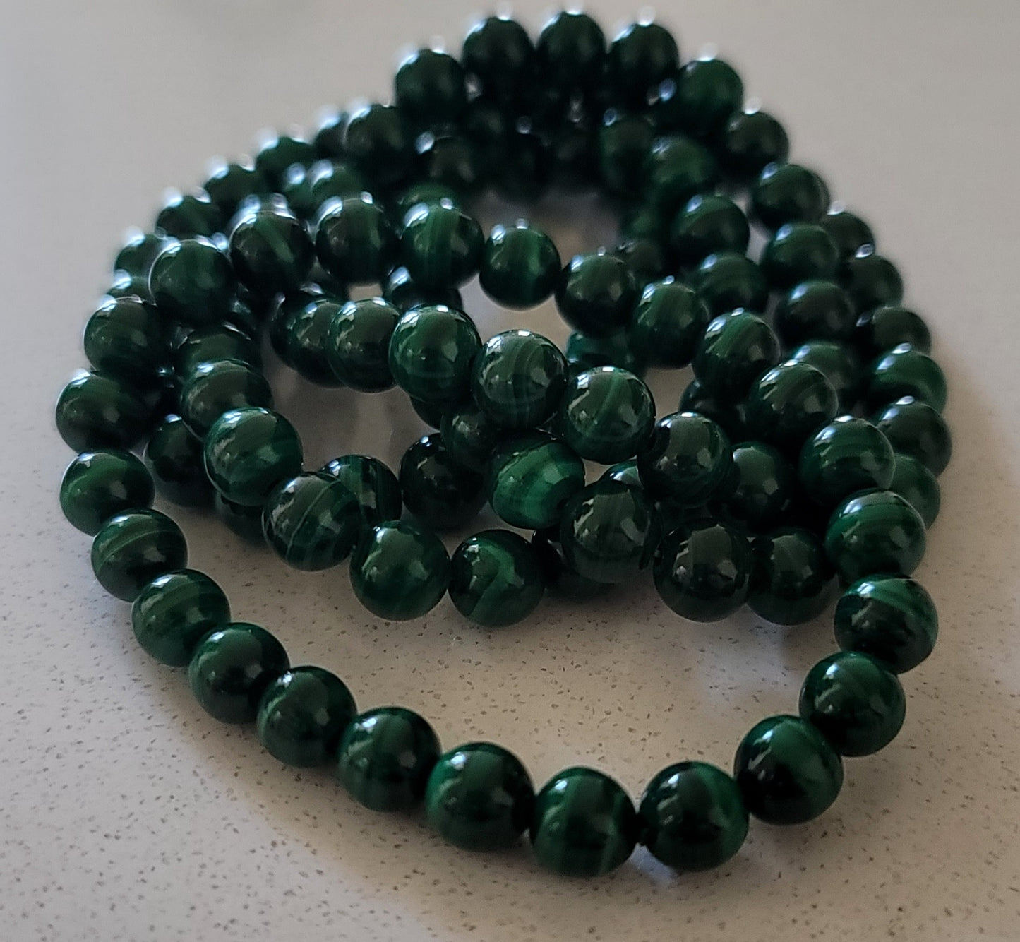 Malachite Bracelet - Transformation, Protection, Healing, Safe Travels, Empowerment