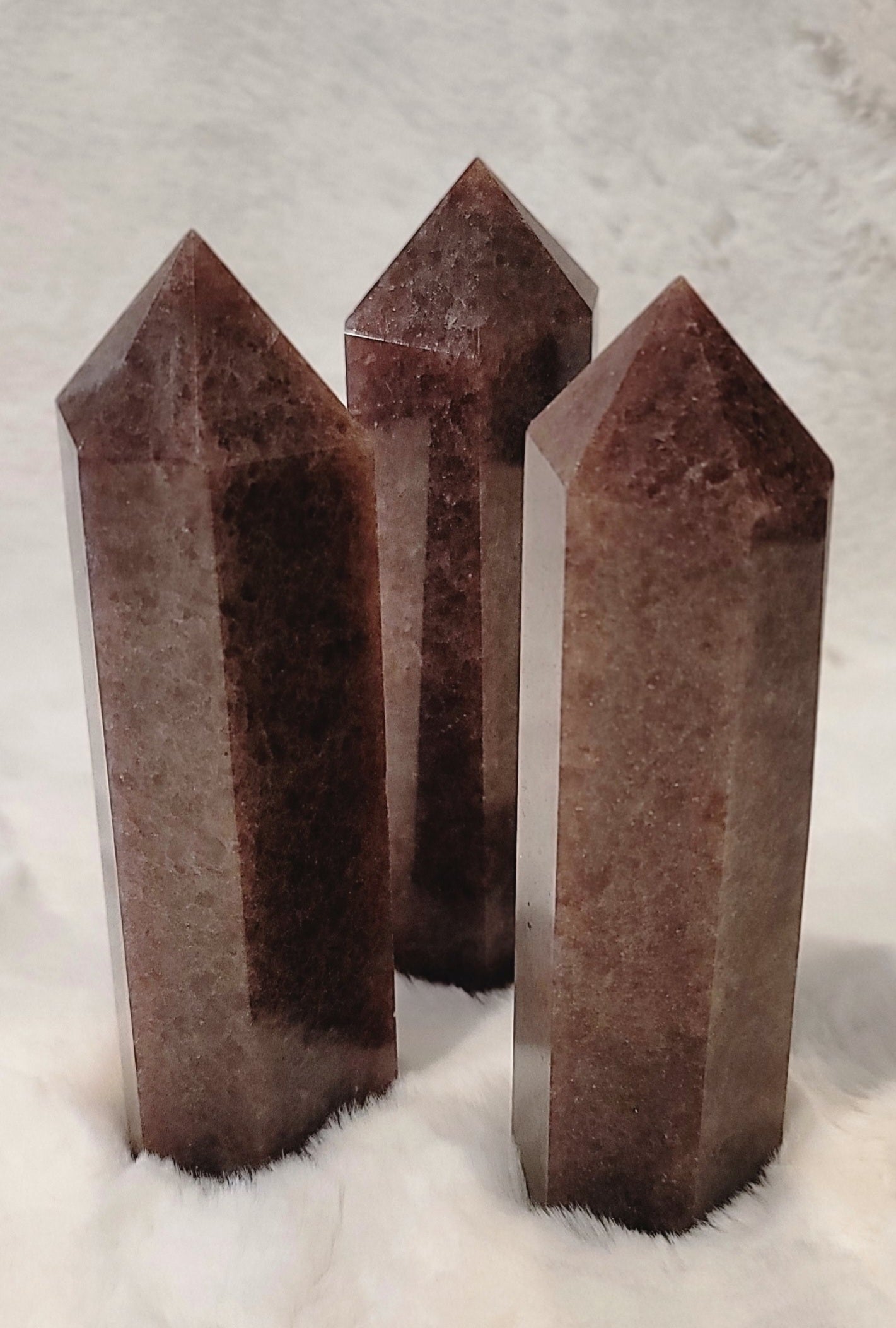 Strawberry Quartz Tower- Love, Harmony, Gratitude, PTSD, Emotional Healing, Grief/Loss, Fertility, Libido